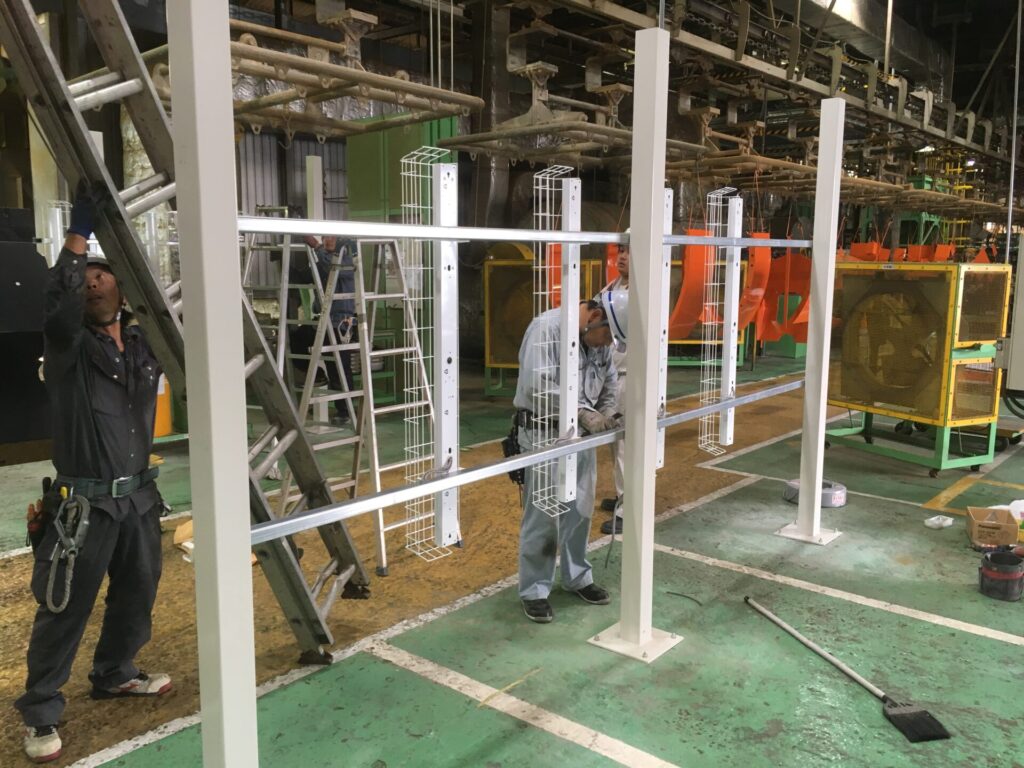 検査照明設置工事